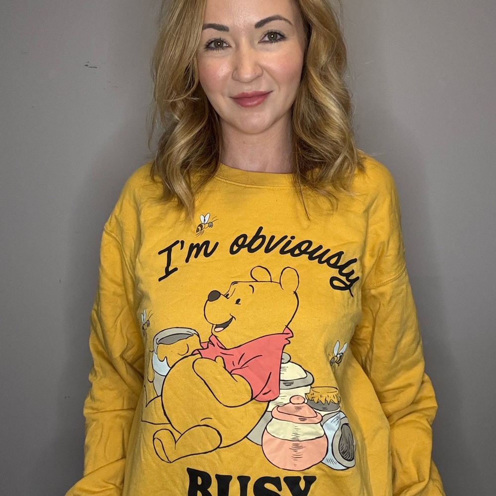 Yellow Winnie the Pooh Sweatshirt